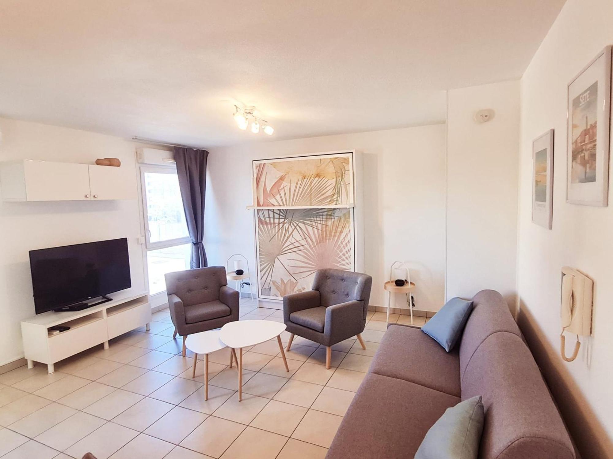 Studio A La Mer Avec Piscine Sète Zewnętrze zdjęcie